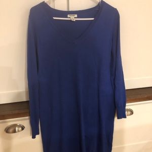 Old navy sweater dress royal blue M